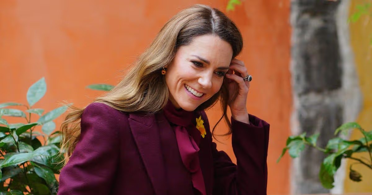 Kate Middleton hits spring trend with pussybow blouse from Claudia Winkleman’s favourite brand