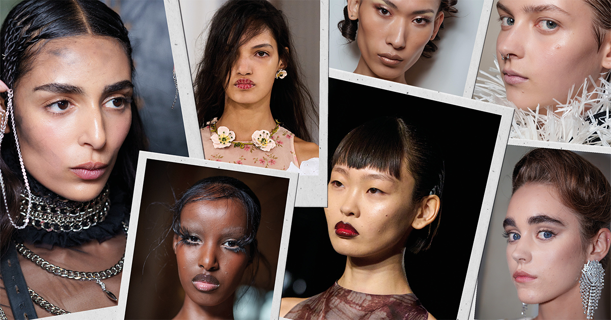 These are the definitive SS26 beauty trends, according to the runway