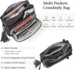 befen Genuine Leather Crossbody Purses for Women Small Crossbody Bags Purse with Built in RFID Blocking Wallet - Image 5