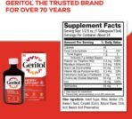 Geritol Liquid Vitamin and Iron Supplement, Energy Support, Contains High Potency B-Vitamins and Iron, Pleasant Tasting, Easy to Swallow, No Artificial Sweeteners, Non-GMO, 12 Oz - Image 6