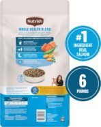 Nutrish Real Salmon & Brown Rice Recipe Dry Cat Food, 6 lb. Bag, Packaging May Vary (Rachael Ray) - Image 4