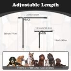 BWOGUE 2 Packs Dog Cat Safety Seat Belt Strap Car Headrest Restraint Adjustable Nylon Fabric Dog Restraints Vehicle Seatbelts Harness - Image 5