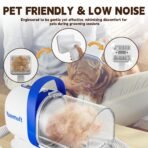 Dog Grooming Vacuum & Kit, 15 Pet Grooming Tools, Max 11 Kpa, 2 L Capacity, Pet Groomer for Dogs/Cats/Home - Image 4