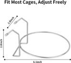 2PCS Kennel Water Bowl Hanging,Stainless Steel Puppy Bowls for Small Dog Cage,Kennel, Crate, Catio Accessories,Dog Crate Water Bowl Dish Feeder Food Holder No Spill(8oz/1cup) - Image 4