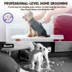 Dog Grooming Vacuum & Kit, 15 Pet Grooming Tools, Max 11 Kpa, 2 L Capacity, Pet Groomer for Dogs/Cats/Home - Image 5
