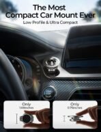 LISEN for MagSafe Car Mount for iPhone 17 Pro Max [24 Strong Magnets] Classic Magnetic Phone Holder for Car Dashboard, Magnet Phone Mount Car Cell Phone Holder for iPhone 17 Pro Max Air 16 15 14 13 12 - Image 3