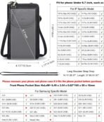 S-ZONE Small Crossbody Bags for Women Cell Phone Purse RFID Blocking Wallet Purses with Credit Card Slots - Image 4