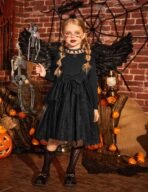 Arshiner Toddler Girls Tutu Dress Princess Tiered Tulle Long Sleeve Bowknot Birthday Party Dresses - Image 6