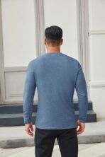 COOFANDY Men's Henley Shirts Long Sleeve Casual Button Shirts Fashion Lightweight Pullover Shirts - Image 6