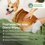 HICC PET Wipes for Dogs & Cats, Cleansing Deodorizing & Soothing Allergy Infections Anal Gland Pets Wipes with Coconut Oil - Dog Grooming Wipes for Butt and Paw - Hypoallergenic & Vet Recommended - Image 3