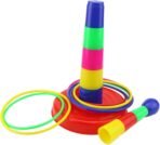 Ogrmar 18" Colorful Plastic Sport Ring Toss Game Set for Kids - Image 4