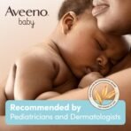 Aveeno Baby Daily Care Gift Set with Oat Extract & Prebiotic Oat, Contains Daily Moisturizing Body Lotion & Gentle 2-in-1 Baby Bath Wash & Shampoo, Hypoallergenic & Paraben-Free, Two Pack - Image 4