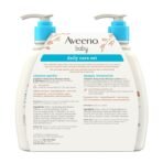 Aveeno Baby Daily Care Gift Set with Oat Extract & Prebiotic Oat, Contains Daily Moisturizing Body Lotion & Gentle 2-in-1 Baby Bath Wash & Shampoo, Hypoallergenic & Paraben-Free, Two Pack - Image 5
