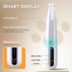 2026 New Pet Precision Trimmer, Dog Paw Trimmer with LED Light, Low Noise, IP68 Waterproof, Dual-Speed Motor, Suit for Trimming Paw, Ear, Face, Butt, Eyebrows, USB Rechageble - Image 5
