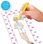Barbie Fashion Plates All in One Studio Sketch Design Activity Set – Fashion Design Kit for Kids Ages 6 and Up - Image 4