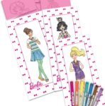 Barbie Fashion Plates All in One Studio Sketch Design Activity Set – Fashion Design Kit for Kids Ages 6 and Up - Image 5