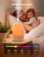 GoveeLife Smart Humidifiers for Bedroom, 3L Top Fill Cool Mist Humidifiers with Essential Oil Diffuser, Humidity Control, WiFi Air Humidifier with Night Light, for Baby, Plants, Home, Work with Alexa - Image 4