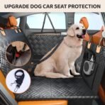 PROZAR Dog Car Seat Cover for Back Seat, Hard Bottom Back Seat Extender for Dogs, Back Seat Pet Cover for Dogs - Supports 400lbs, Waterproof Heavy Duty Scratch Dog Hammock for Car SUV and Small Truck - Image 4