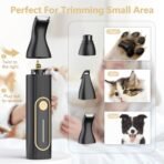 Dog Clippers for Grooming for Heavy Thick Hair&Coats,Low Noise Hair Trimmer,Rechargeable Cordless Pet Shaver, Dog Grooming Kit with Paw Trimmer Nail Grinder for Small Large Dogs - Image 3