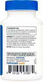 Nutricost Berberine HCl 1200mg , 60 Vegetarian Capsules - Gluten Free & Non-GMO - Image 5
