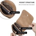 BOSTANTEN Vegan Leather Small Crossbody Bags for Women Designer Cell Phone Bag Wallet Purses Adjustable Strap - Image 5