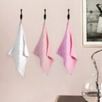 MUKIN Baby Washcloths and Burp Cloths, Soft Absorbent Towels for Newborns, 6 Pack, 12x12 Inches (Pink) - Image 7