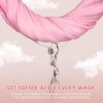 MUKIN Baby Washcloths and Burp Cloths, Soft Absorbent Towels for Newborns, 6 Pack, 12x12 Inches (Pink) - Image 8