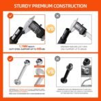 Ally Peaks Pull Up Bar for Doorway | Thickened Steel Max Limit 440 lbs Upper Body Fitness Workout Bar| Multi-Grip Strength for Doorway | Indoor Chin-Up Bar Fitness Trainer for Home Gym Portable - Image 3