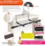 Ally Peaks Pull Up Bar for Doorway | Thickened Steel Max Limit 440 lbs Upper Body Fitness Workout Bar| Multi-Grip Strength for Doorway | Indoor Chin-Up Bar Fitness Trainer for Home Gym Portable - Image 4