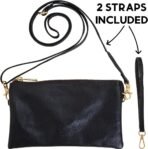 Humble Chic NY Vegan Leather Wristlet Purse for Women - Small Clutch Purse with Shoulder and Wrist Straps - Image 7