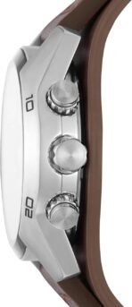 Fossil Men's Coachman Quartz Stainless Steel and Leather Chronograph Watch - Image 3