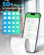 arboleaf Smart Scale for Body Weight, 8-Electrode Dual-Frequency BIA Bathroom Scale with 7-in-1 Display for BMI Body Fat Muscle Mass, Segmental Full Body Composition Analyzer, 50+ Metrics in App - Image 4