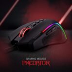 Redragon M612 Predator RGB Gaming Mouse, 8000 DPI Wired Optical Mouse with 11 Programmable Buttons & 5 Backlit Modes, Software Supports DIY Keybinds Rapid Fire Button - Image 3