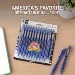 Zebra Pen Z-Grip Retractable Ballpoint Pen, Smooth-Flowing Blue Ink, 1.0mm Medium Point, School & Office Supplies, Ideal for Note-Taking, Journal and Planner Use, 24-Pack (12225) - Image 3