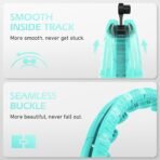 Weighted Hula Circle with 26 Links(56 Inch) for Adults Weight Loss, Infinity Fitness Hoop Plus Size, for Women Smart Exercise Equipment - Image 4