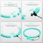 Weighted Hula Circle with 26 Links(56 Inch) for Adults Weight Loss, Infinity Fitness Hoop Plus Size, for Women Smart Exercise Equipment - Image 5