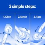 Clorox ToiletWand Disposable Toilet Cleaning System, Spring Cleaning Essential, ToiletWand, Storage Caddy, and 16 Disinfecting ToiletWand Scrubbing Pad Refills - Image 4