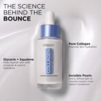 L'Oreal Paris Collagen Moisture Filler Moisture Bounce Face Serum, Glow Serum with Collagen, Glycerin, and Squalane for Bouncy, Radiant, Hydrated Skin, Includes Sample - Image 4