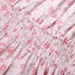 GRACE KARIN Girls Fall Dress Floral Long Sleeve Midi with Smocked Waist for Holiday Party 6-14Y - Image 5