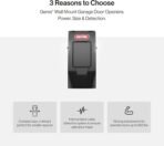 Genie 6072H-O Residential Wall Mounted Garage Door Opener, Black - Image 5
