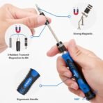 STREBITO Electronics Precision Screwdriver Sets 142-Piece with 120 Bits Magnetic Repair Tool Kit for iPhone, MacBook, Computer, Laptop, PC, Tablet, PS4, Xbox, Nintendo, Game Console - Image 4