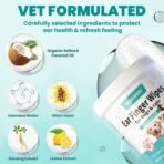 Ear Cleaner Finger Wipes 60 Counts, Dog Ear Cleaner, Grooming Kit Care for Dogs and Cats, Soft & Easy Otic Cleaning Pads, Remove Wax, Dirt & Stop Smelly, Itchy, Non-Irritating, Coconut Scent - Image 4