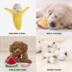 Nocciola Dog Squeaky Toys, Plush Small Dog Toys for Dogs, Stuffed with Squeakers,12 pcs Puppy Toys with a Carrying Bag for Small Medium Size - Image 3