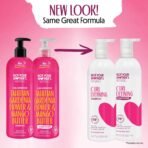 Not Your Mother's Naturals Curl Defining Shampoo and Conditioner (2 Pack) - 98% Naturally Derived Ingredients - All Hair Types - Gardenia Mango Butter - Image 3