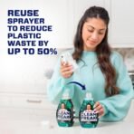 Mr. Clean Clean Freak Multi Surface Cleaning Spray, Deep Cleaning Mist Starter Kit and Refill Bundle, Unstopables Fresh Scent, 64 fl oz - Image 4