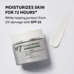 No7 Future Renew Damage Reversal Skincare Set - Anti Aging Face Serum (.33 Fl Oz), Day Cream with SPF 25 (1.69 Fl Oz) & Night Cream (1.69 Fl Oz) - Reverses Visible Signs of Sun Damage - 3-Piece Set | Damage Reversal, Day Cream, SPF 25, Night Cream - Image 4