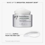 No7 Future Renew Damage Reversal Skincare Set - Anti Aging Face Serum (.33 Fl Oz), Day Cream with SPF 25 (1.69 Fl Oz) & Night Cream (1.69 Fl Oz) - Reverses Visible Signs of Sun Damage - 3-Piece Set | Damage Reversal, Day Cream, SPF 25, Night Cream - Image 5