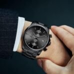 GOLDEN HOUR Fashion Business Mens Watches with Stainless Steel Waterproof Chronograph Quartz Watch for Men, Auto Date - Image 4
