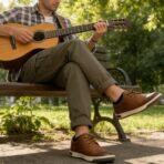 Jousen Men's Fashion Sneakers Classic Retro Casual Shoes for Men Breathable Business Dress Sneaker - Image 4