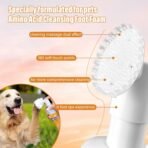 Paw Cleaner for Dogs and Cats,Magic Foam - Clean Paws No-Rinse Foaming Cleanser-Dry Shampoo, Foot Cleaner Brush - with Rose Extract, Odor Control Wash - Good for Puppy - Image 3